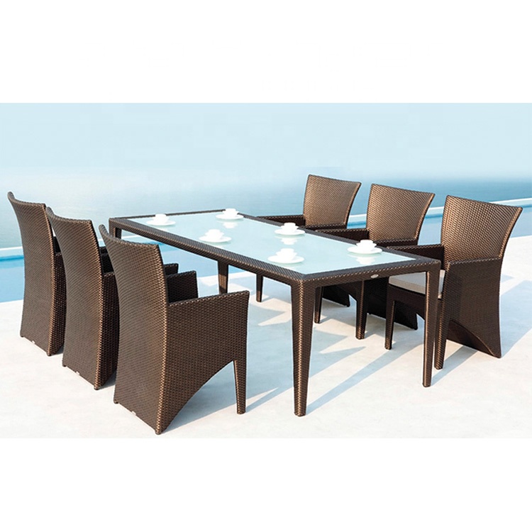 Outdoor Furniture Dining Set - مخصص نمط جديد في الهواء الطلق