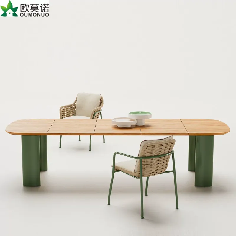 Outdoor Furniture Dining Set - طقم طاولة وكراسي طعام خارجية من
