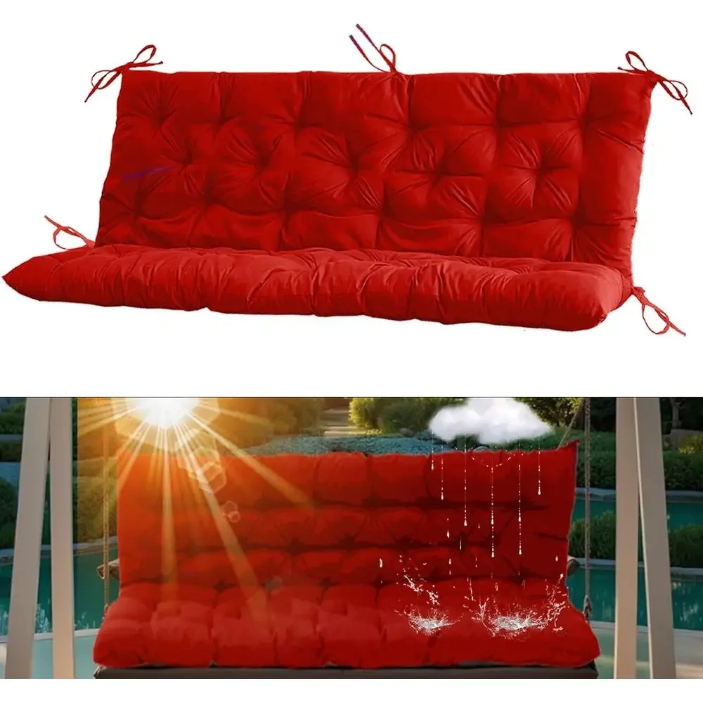 Outdoor Furniture Loveseat - وسادة مقعد خارجية سميكة مع مسند