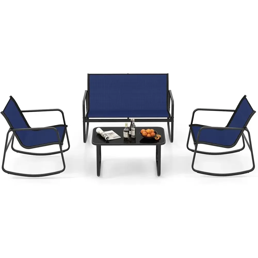 Outdoor Furniture Loveseat - طقم أثاث خارجي مكون من 4