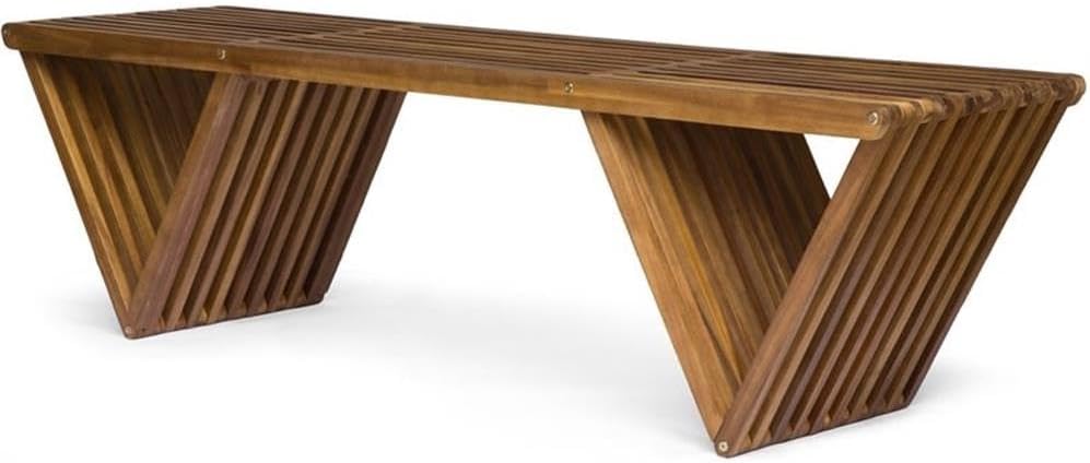 Outdoor Furniture Bench - مقعد خشبي خارجي من خشب الأكاسيا