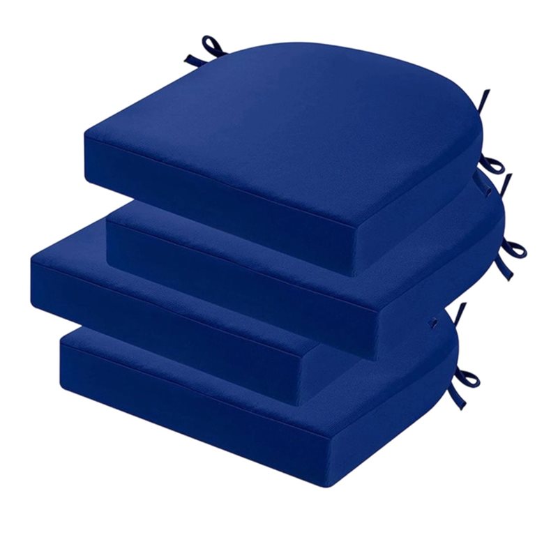 Outdoor Furniture Cushions - 4 قطع وسائد كراسي خارجية مقاومة