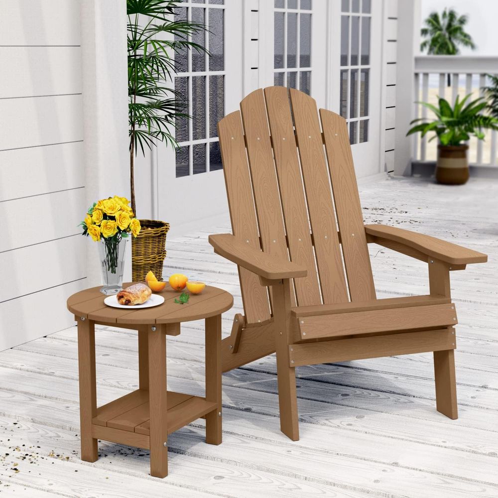طاولة جانبية خارجية مقاس 18 بو - مراجعة Outdoor Furniture Wood وسعره