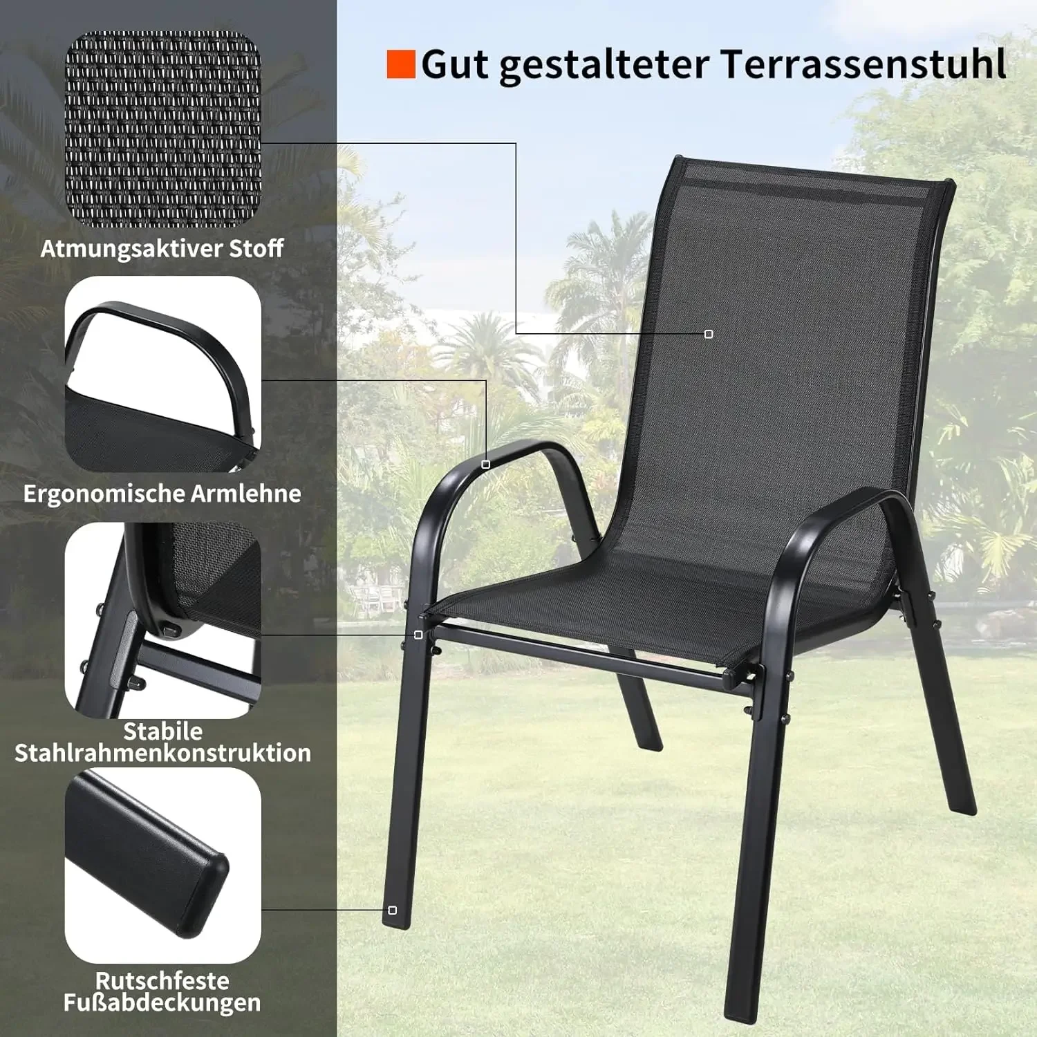 مجموعة كراسي خارجية معدنية قاب - مراجعة Outdoor Furniture On Sale وسعره
