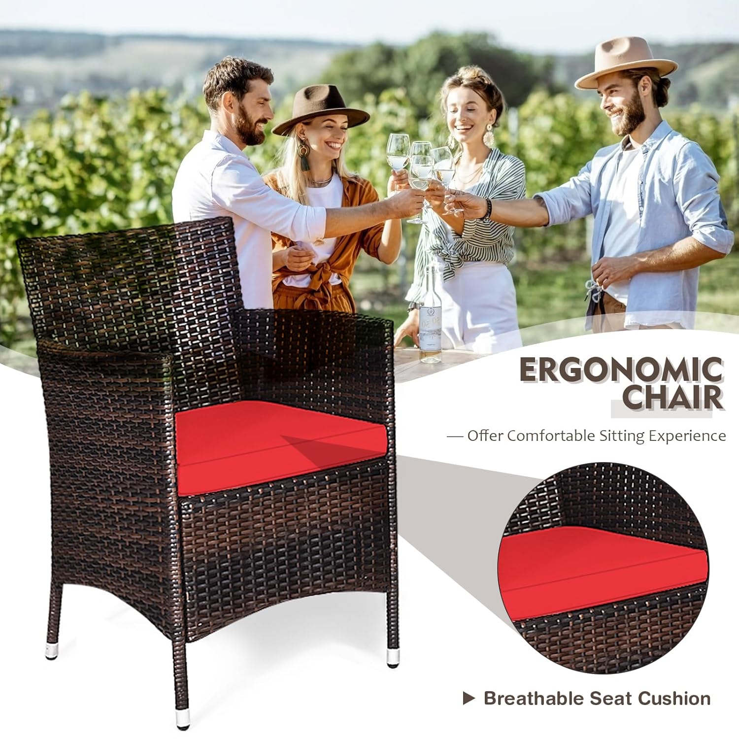 طقم أثاث خارجي من الخوص مكون م - مراجعة Outdoor Furniture On Sale وسعره