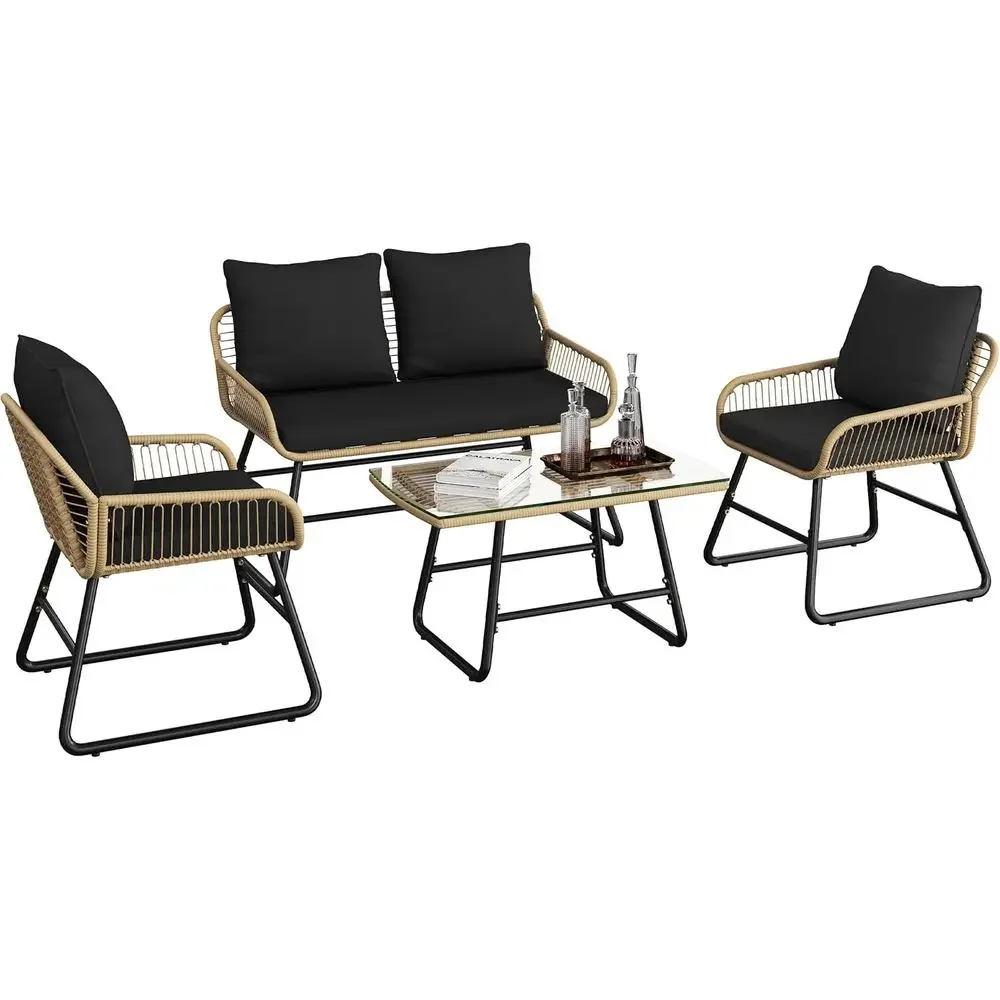 طقم أثاث خارجي من الخوص مكون م - مراجعة Outdoor Furniture Loveseat وسعره