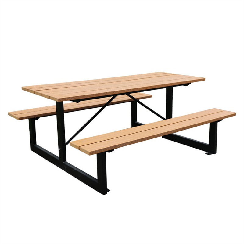 طاولة خارجية من الخشب البلاستي - مراجعة Outdoor Furniture Bench وسعره