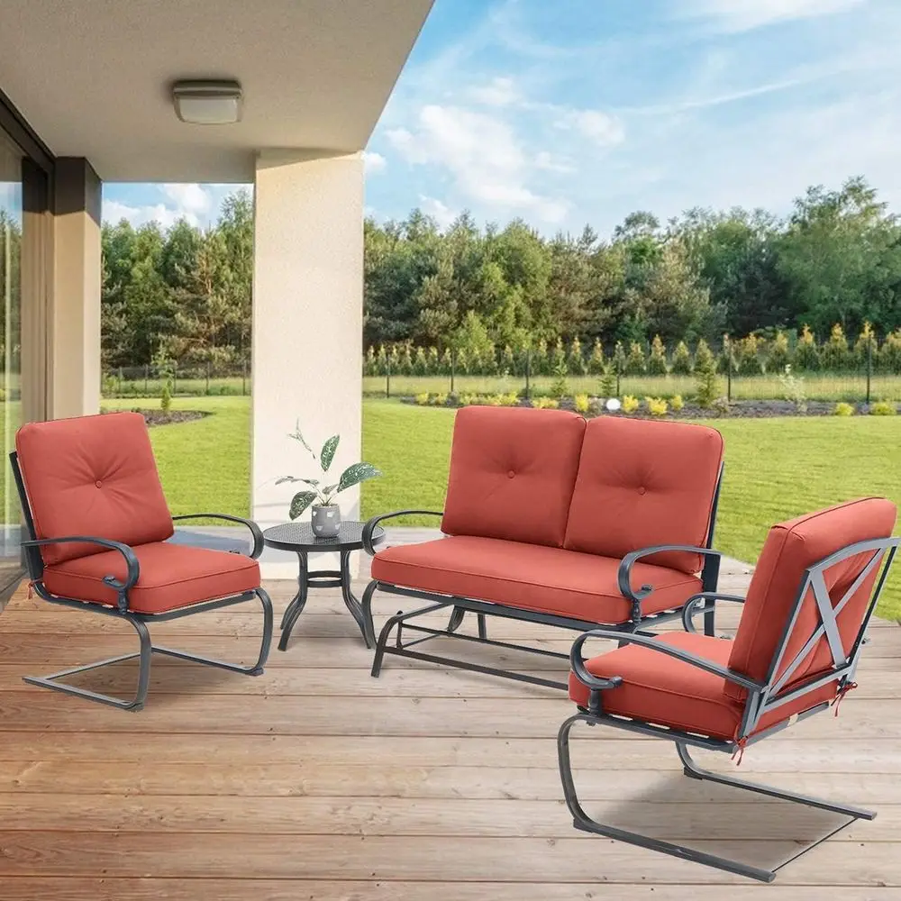 طقم أثاث خارجي من الحديد المطا - مراجعة Outdoor Furniture Loveseat وسعره