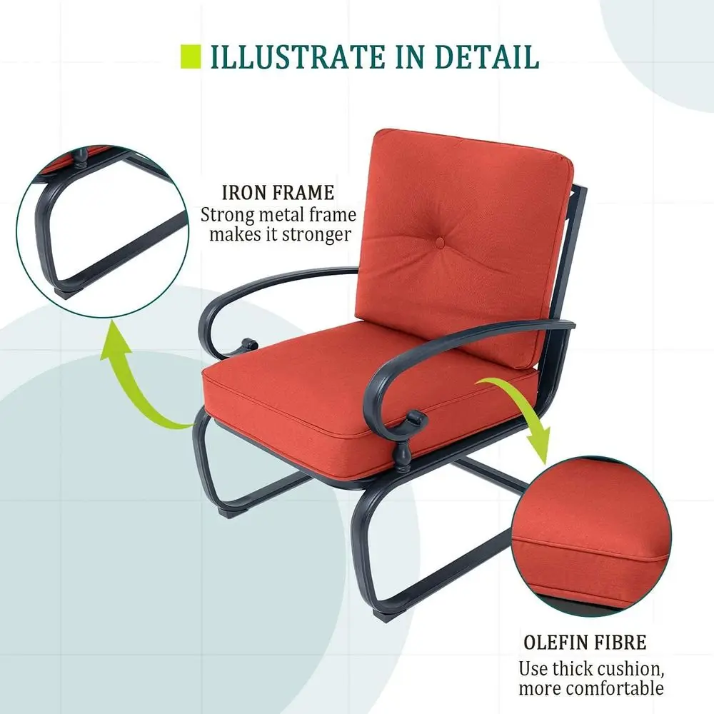 طقم أثاث خارجي من الحديد المطا - مراجعة Outdoor Furniture Loveseat وسعره