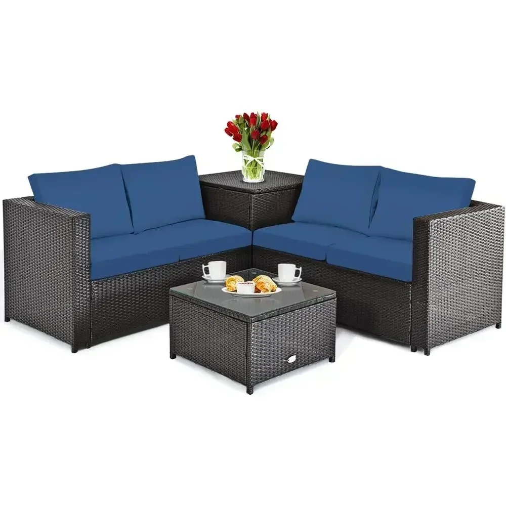 طقم أثاث فناء مقاوم للعوامل ال - مراجعة Outdoor Furniture Loveseat وسعره