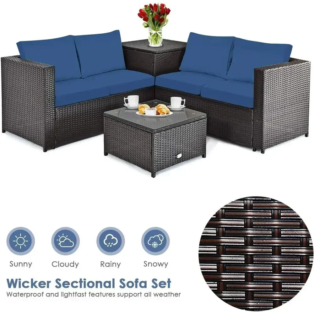طقم أثاث فناء مقاوم للعوامل ال - مراجعة Outdoor Furniture Loveseat وسعره