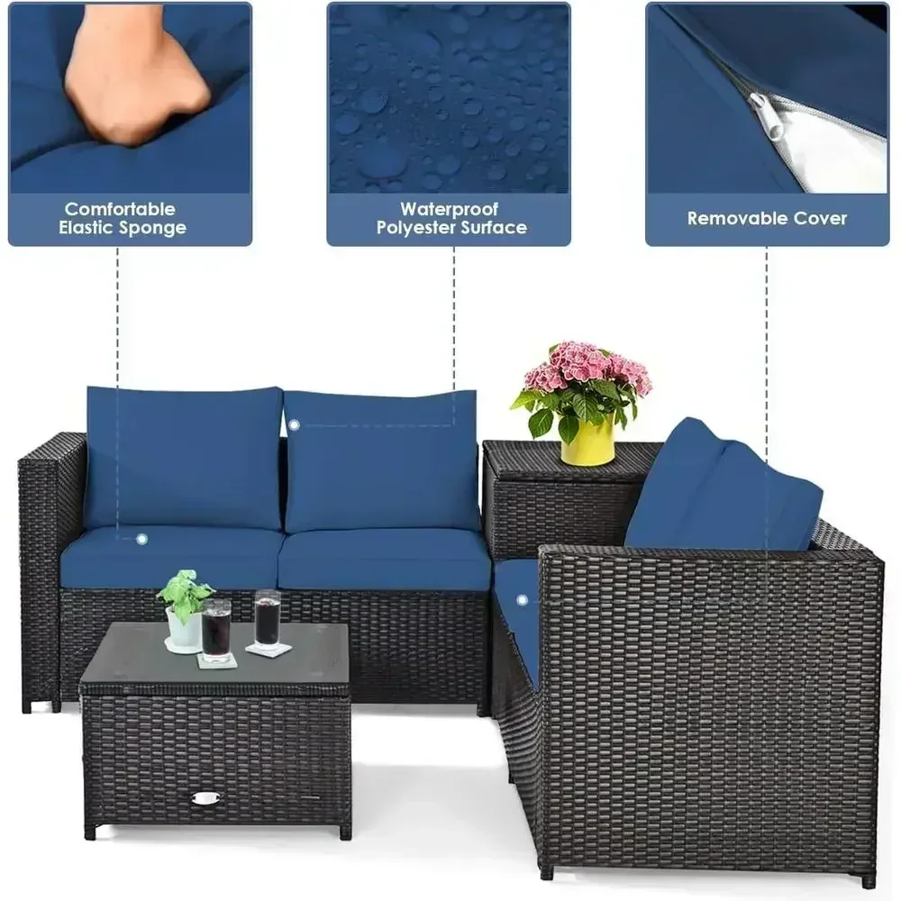 طقم أثاث فناء مقاوم للعوامل ال - مراجعة Outdoor Furniture Loveseat وسعره