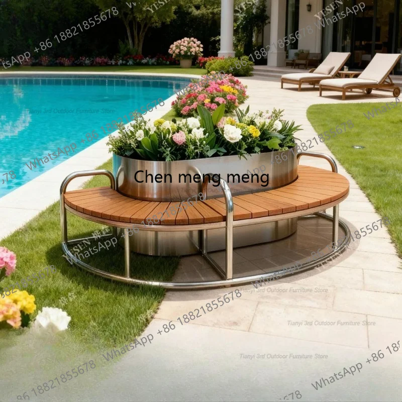 صندوق زهور D80 من الفولاذ المق - مراجعة Outdoor Furniture Bench وسعره