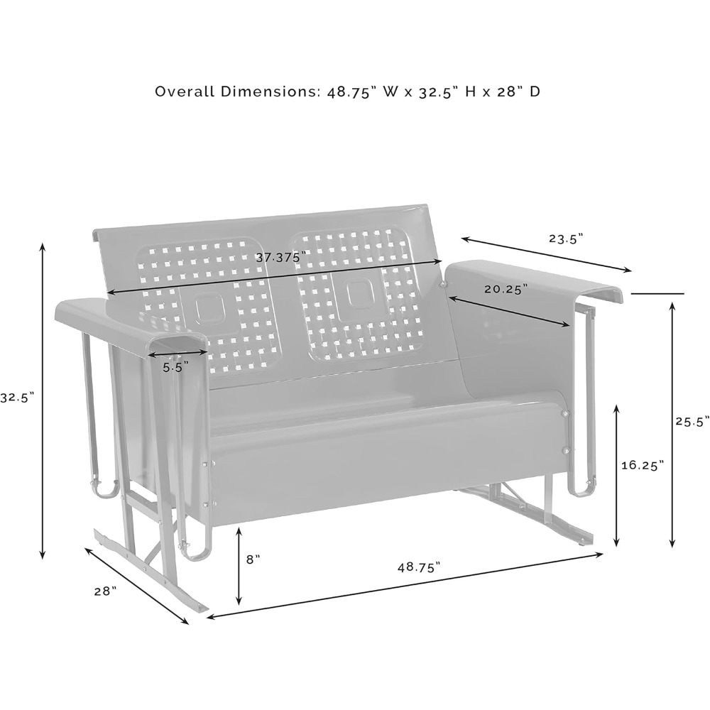 طائرة شراعية بمقعدين خارجي معد - مراجعة Outdoor Furniture Loveseat وسعره