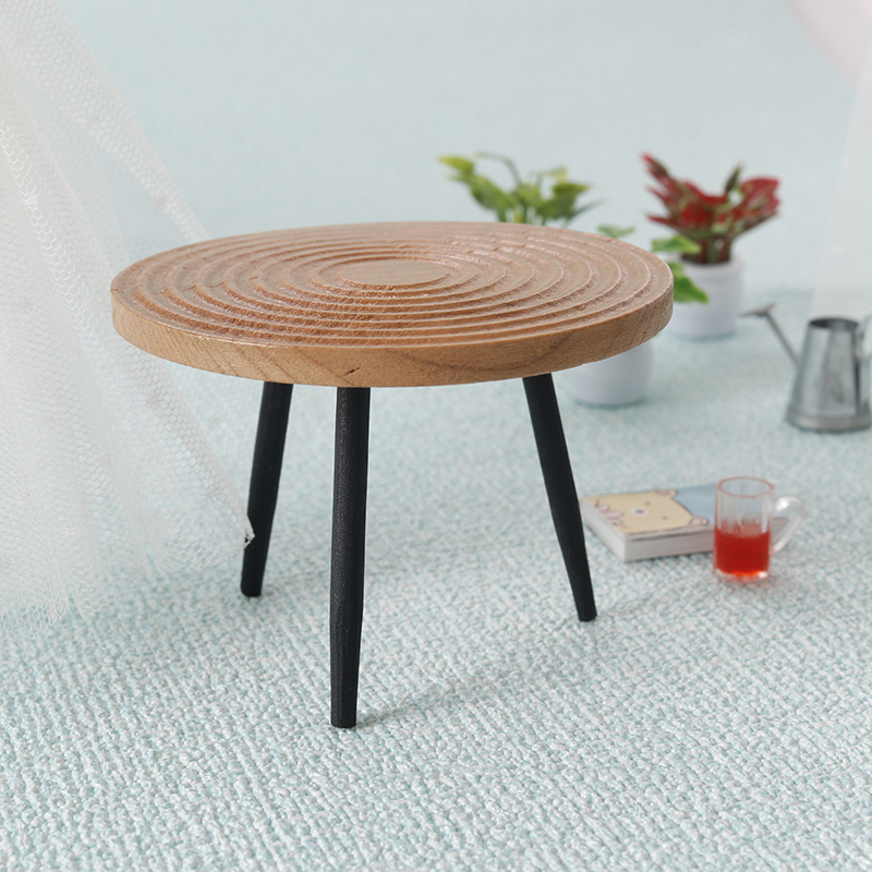 1:12 دمية مصغرة طاولة مستديرة  - مراجعة Outdoor Furniture Wood وسعره