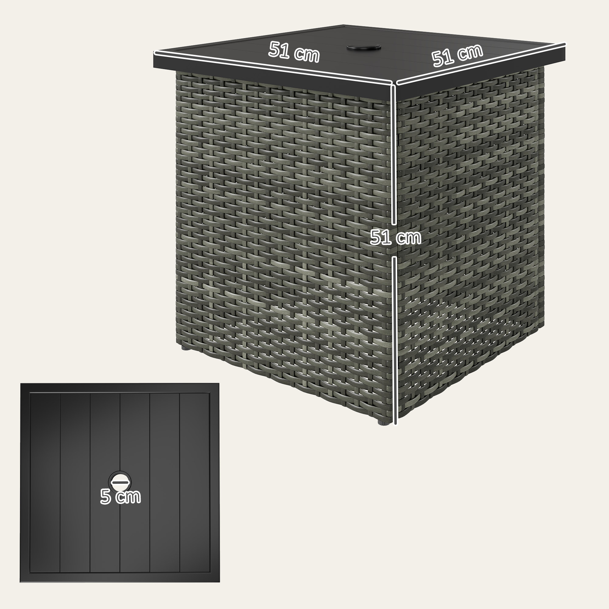 طاولة جانبية من الخيزران، طاول - مراجعة Outdoor Furniture On Sale وسعره
