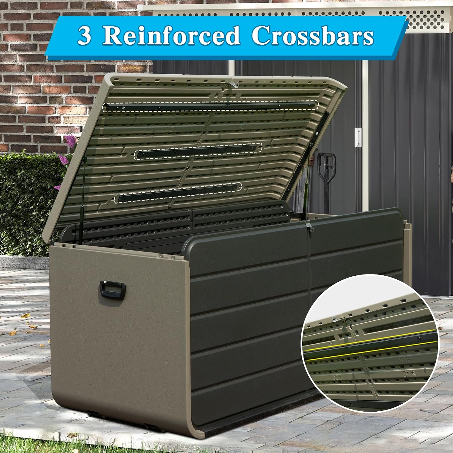 صندوق تخزين داخلي وخارجي سعة 2 - مراجعة Outdoor Furniture Bench وسعره
