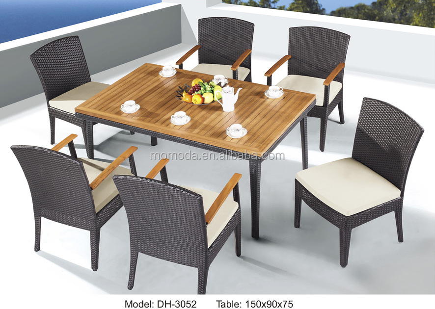 مخصص نمط جديد في الهواء الطلق  - مراجعة Outdoor Furniture Dining Set وسعره