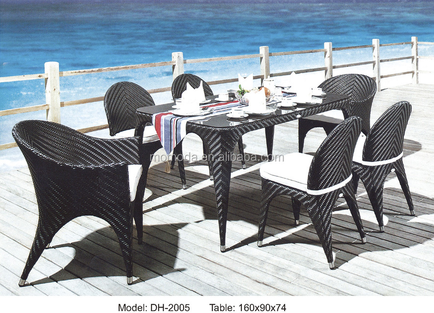 مخصص نمط جديد في الهواء الطلق  - مراجعة Outdoor Furniture Dining Set وسعره