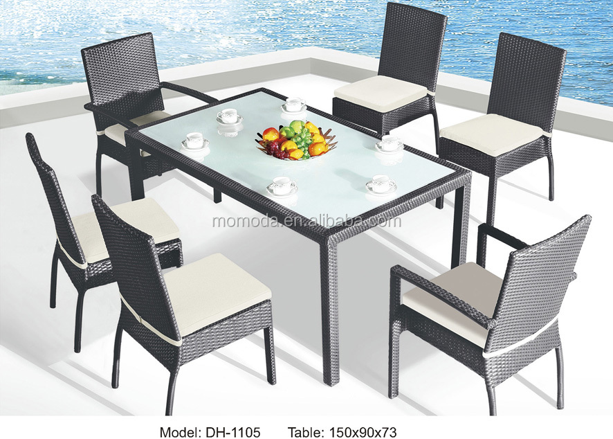 مخصص نمط جديد في الهواء الطلق  - مراجعة Outdoor Furniture Dining Set وسعره