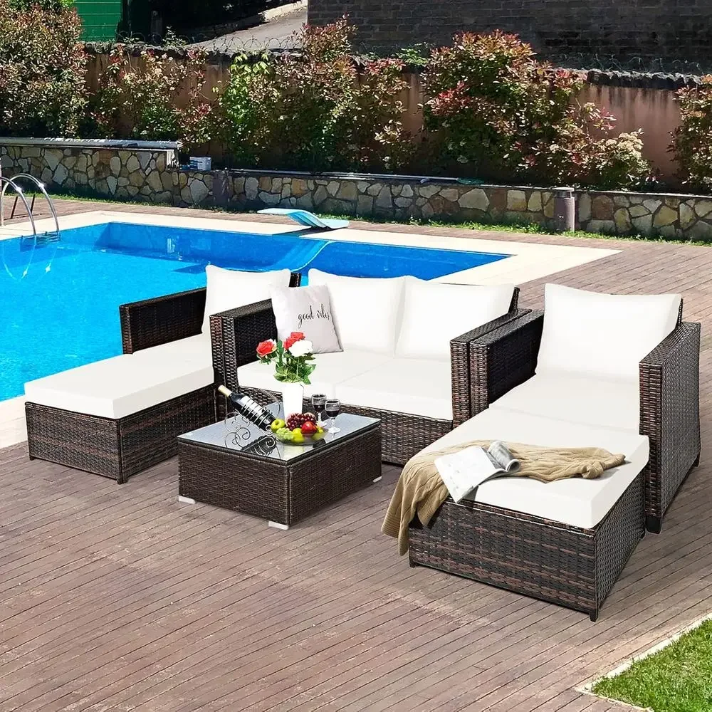 طقم أثاث خارجي من الخوص مكون م - مراجعة Outdoor Furniture Loveseat وسعره