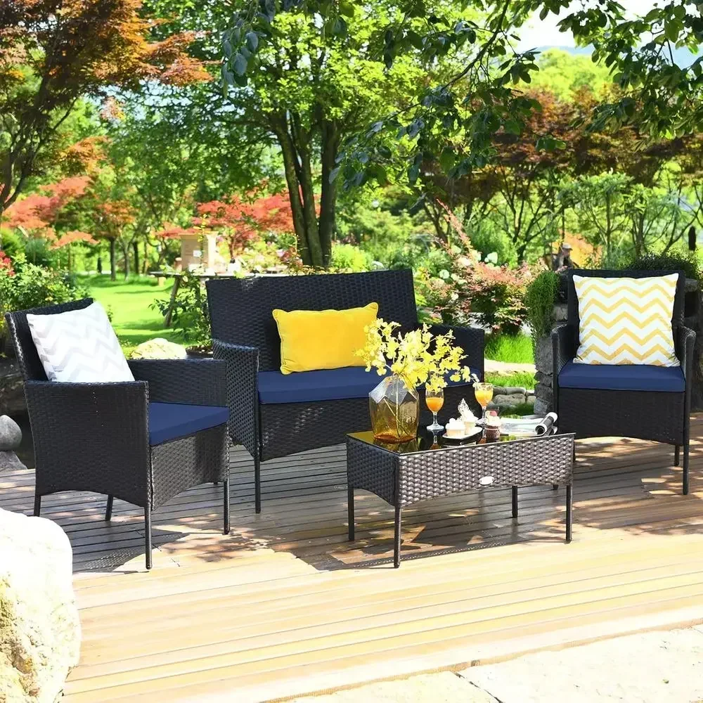 طقم أثاث خارجي من الخوص مكون م - مراجعة Outdoor Furniture Loveseat وسعره