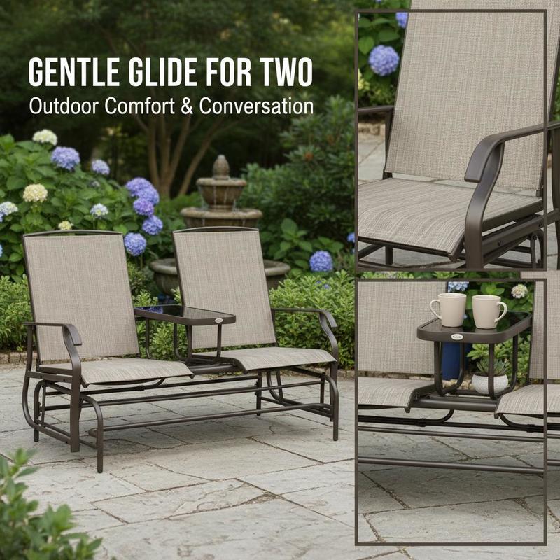 كرسي هزاز لشخصين للاستخدام الخ - مراجعة Outdoor Furniture Loveseat وسعره