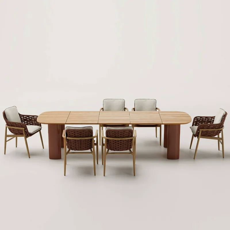 طقم طاولة وكراسي طعام خارجية م - مراجعة Outdoor Furniture Dining Set وسعره