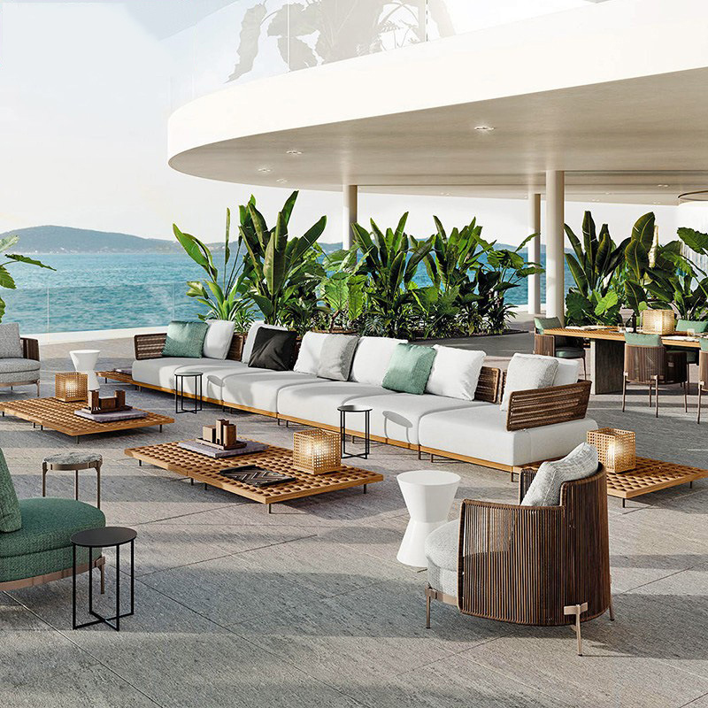 طقم أثاث فناء، تصميم فندقي خار - مراجعة Outdoor Furniture Set Sale وسعره