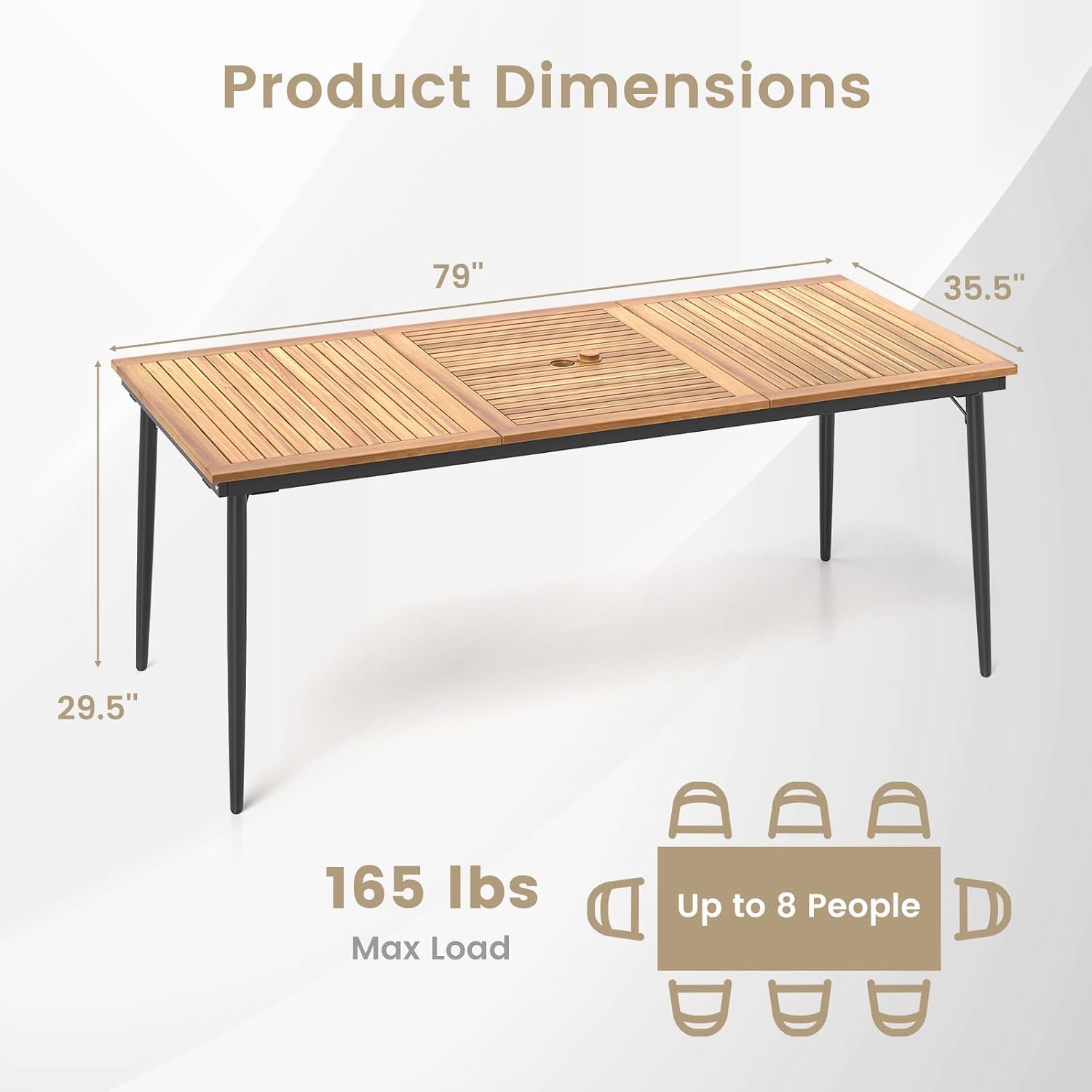 طاولة طعام مستطيلة كبيرة للفنا - مراجعة Outdoor Furniture On Sale وسعره