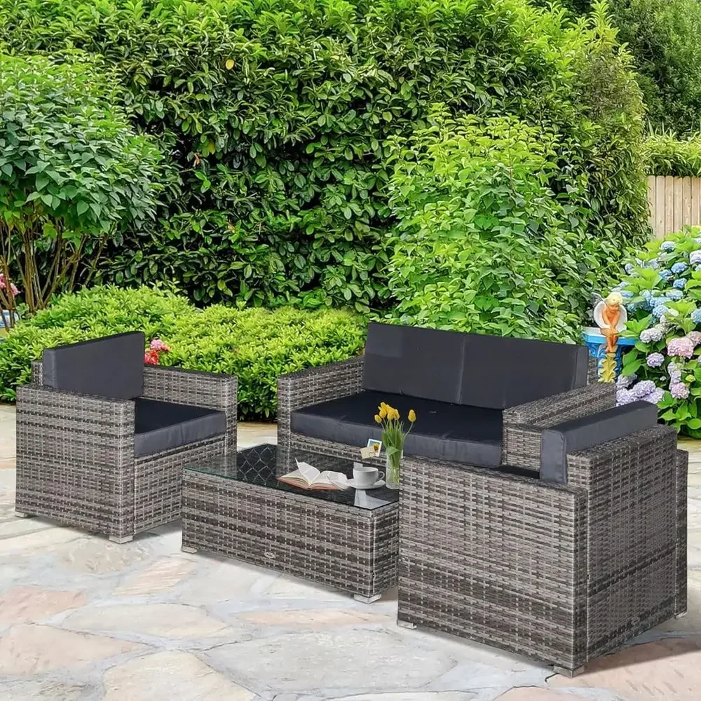 طقم أثاث خارجي من الخوص مكون م - مراجعة Outdoor Furniture Loveseat وسعره