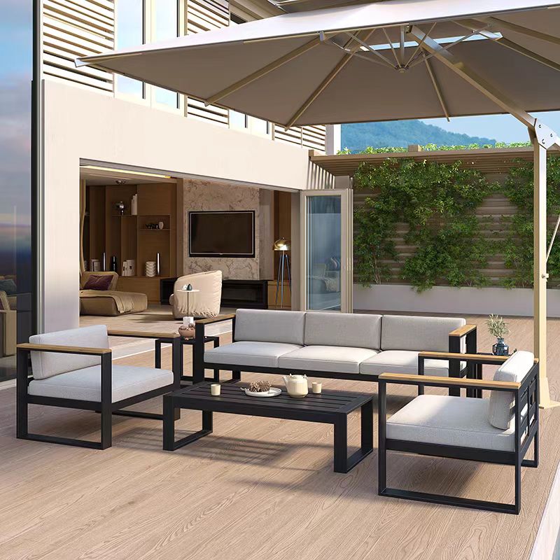 الطراز الحديث الألومنيوم طقم أ - مراجعة Outdoor Furniture Material وسعره