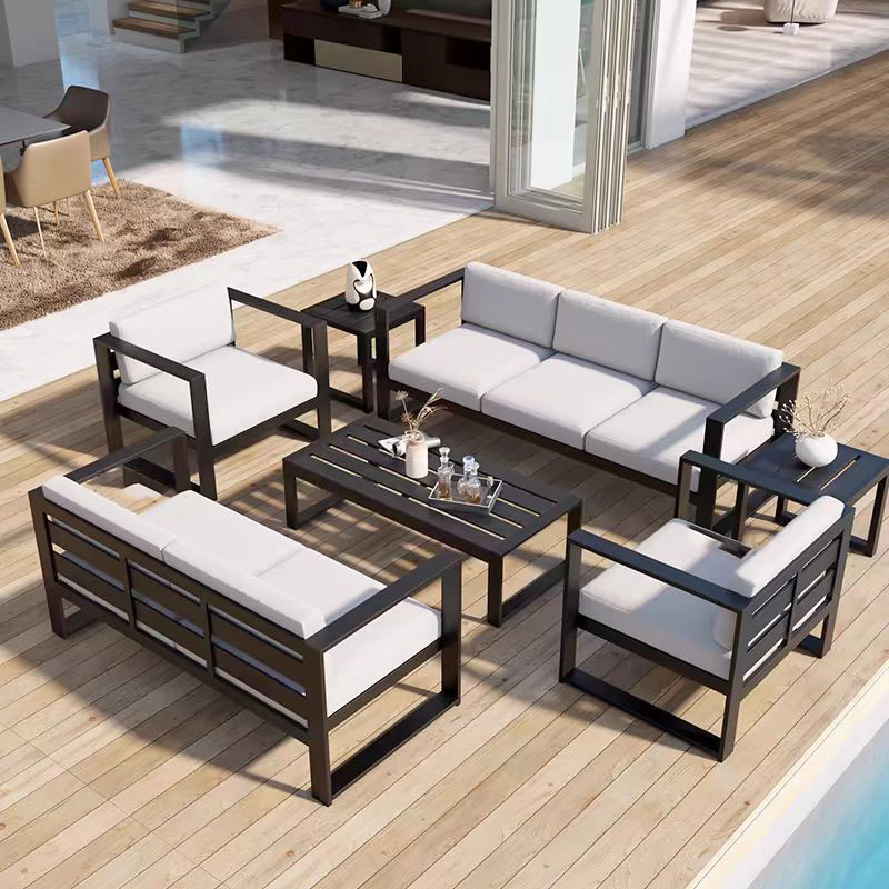 الطراز الحديث الألومنيوم طقم أ - مراجعة Outdoor Furniture Material وسعره