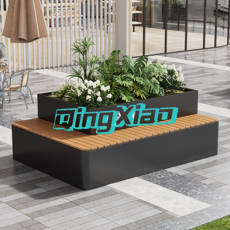 مقعد خارجي مع حوض زرع مدمج، مق - مراجعة Outdoor Furniture Bench وسعره
