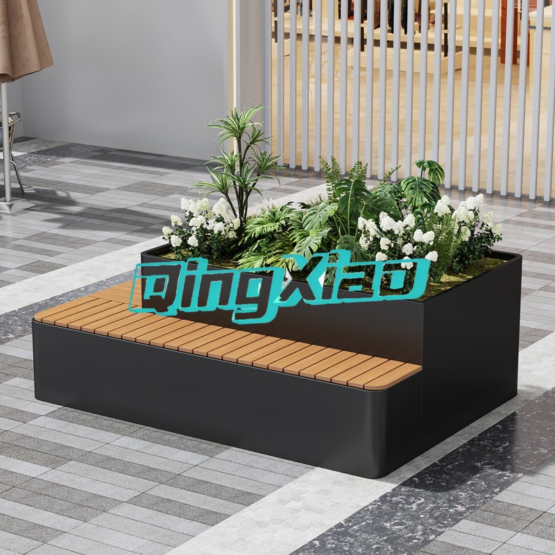 مقعد خارجي مع حوض زرع مدمج، مق - مراجعة Outdoor Furniture Bench وسعره